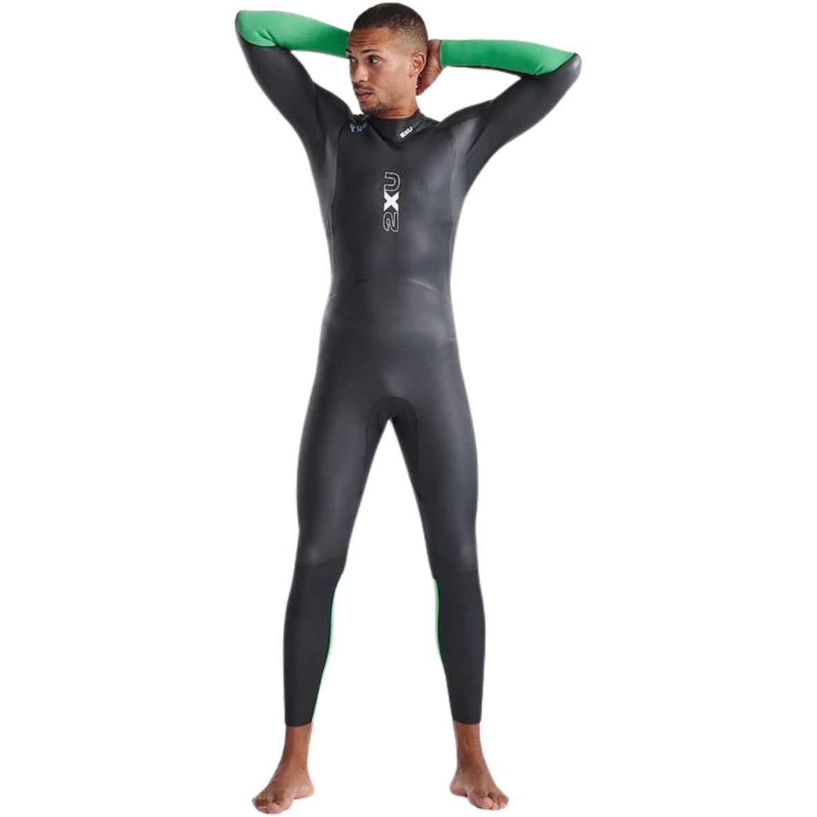 2026 2XU Heren Propel Open Water Swim Wetsuit MW7144c - Black / Bright Green